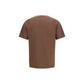 Palm Angels Brown Cotton T-Shirt