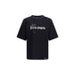 Palm Angels Black Cotton T-Shirt