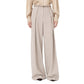 Max Mara Beige Elastane Casual Pants