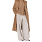Max Mara Beige Elastane Casual Pants