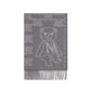 Max Mara Gray Cashmere Scarf