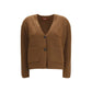 Max Mara Brown Wool Oves Aries Cardigan