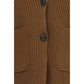 Max Mara Brown Wool Oves Aries Cardigan