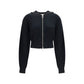 Max Mara Black Wool Oves Aries Cardigan