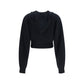 Max Mara Black Wool Oves Aries Cardigan