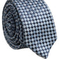 Dolce & Gabbana Blue Circle Pattern Silk Adjustable Necktie Accessory Tie