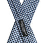 Dolce & Gabbana Blue Circle Pattern Silk Adjustable Necktie Accessory Tie
