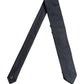 Dolce & Gabbana Men Dark Blue Geometric Silk Adjustable Tied Necktie Tie