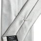Dolce & Gabbana Gray Satin 100% Silk Adjustable Tied Men Necktie Tie