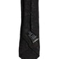 Dolce & Gabbana Black Floral Brocade Silk Adjustable Necktie Accessory Tie