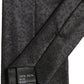 Dolce & Gabbana Black Jacquard Silk Adjustable Necktie Men Accessory Tie