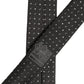 Dolce & Gabbana Dark Gray Polka Dot Silk Adjustable Necktie Accessory Tie