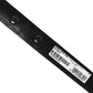 Dolce & Gabbana Black Leather Silver Tone Metal Buckle Belt