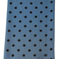 Dolce & Gabbana Blue Polka Dot Silk Fringed Lace Stole Scarf
