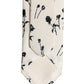 Dolce & Gabbana Off White Floral Print Adjustable Necktie Accessory Tie