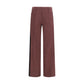 Courrèges Bordeaux Polyester Athletic Pants