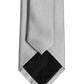 Dolce & Gabbana Gray Satin 100% Silk Adjustable Tied Men Necktie Tie