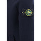 Stone Island Blue Wool Oves Aries Jacket