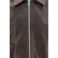 Our Legacy Brown Calf Leather Bos Taurus Leather Jacket