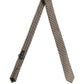 Dolce & Gabbana Brown Patterned Wool Adjustable Necktie Men Accessory Tie