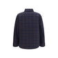 Off-White Blue Cotton Pattern Shirt