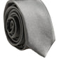 Dolce & Gabbana Gray Satin 100% Silk Adjustable Tied Men Necktie Tie