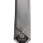 Dolce & Gabbana Gray Satin 100% Silk Adjustable Tied Men Necktie Tie