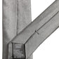 Dolce & Gabbana Gray Satin 100% Silk Adjustable Tied Men Necktie Tie