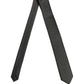 Dolce & Gabbana Black Silk Micro Polka Dot Adjustable Tied Necktie Tie