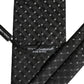 Dolce & Gabbana Black Jacquard Silk Adjustable Men Necktie Accessory Tie