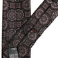 Dolce & Gabbana Dark Purple Geometric Adjustable Necktie Accessory Tie