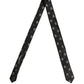 Dolce & Gabbana Black Crest Emblem Silk Adjustable Necktie Accessory Tie