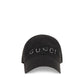 Gucci Black Cotton Cap (Baseball Hat)
