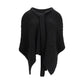 Ermanno Scervino Black Cashmere Coat