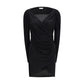 Balmain Black Viscose Casual Dress