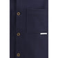 GR10K Blue Wool Oves Aries Full-Length Jacket