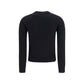 Ami Paris Black Wool Oves Aries Sweatshirt