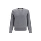 Ami Paris Gray Wool Oves Aries Sweatshirt