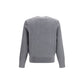 Ami Paris Gray Wool Oves Aries Sweatshirt