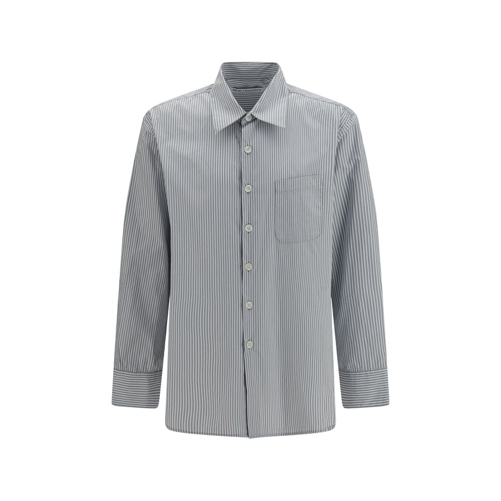 Our Legacy Gray Cotton Pattern Shirt