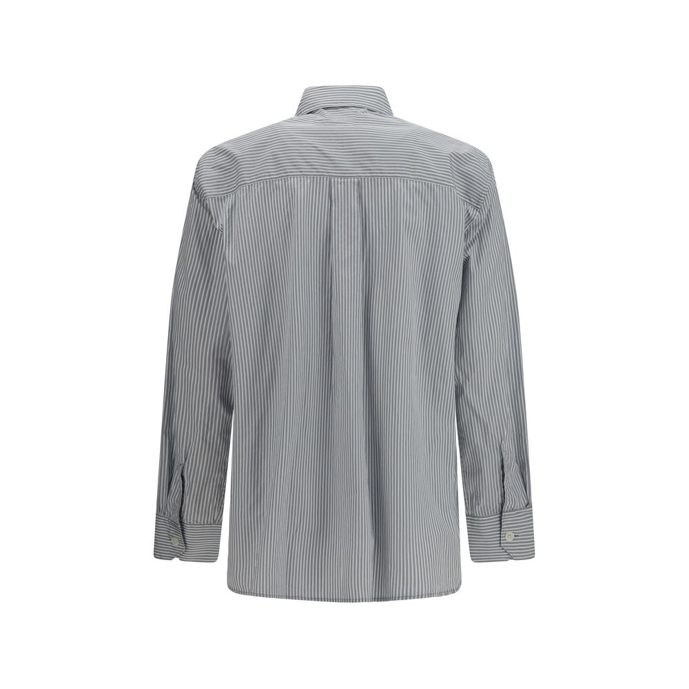 Our Legacy Gray Cotton Pattern Shirt