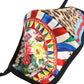 Dolce & Gabbana Multicolor Floral Leopard Elastic Ear Strap Face Mask