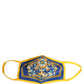 Dolce & Gabbana Multicolor Majolica Print Elastic Ear Strap Face Mask