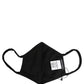 Dolce & Gabbana Black Heart DG Logo Monogram Elastic Ear Strap Face Mask