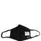 Dolce & Gabbana Black Baroque Print Polka Dot Elastic Ear Strap Face Mask