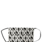Dolce & Gabbana Black White DG Logo Monogram Elastic Ear Strap Face Mask