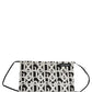 Dolce & Gabbana Black White DG Logo Monogram Elastic Ear Strap Face Mask