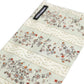 Dolce & Gabbana White Floral Cotton Pleated Elastic Ear Strap Face Mask