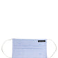 Dolce & Gabbana Light Blue DG Monogram Pleat Elastic Ear Strap Face Mask