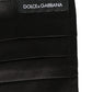Dolce & Gabbana Black Satin Silk Pleated Elastic Ear Strap Face Mask